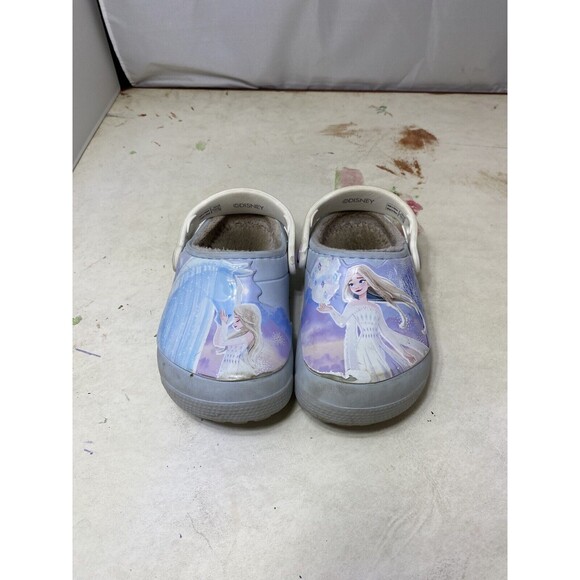 Crocs Fun Lab Little Kids Lined Disney Frozen II Clog - Size C9 Shoe - Picture 5 of 8